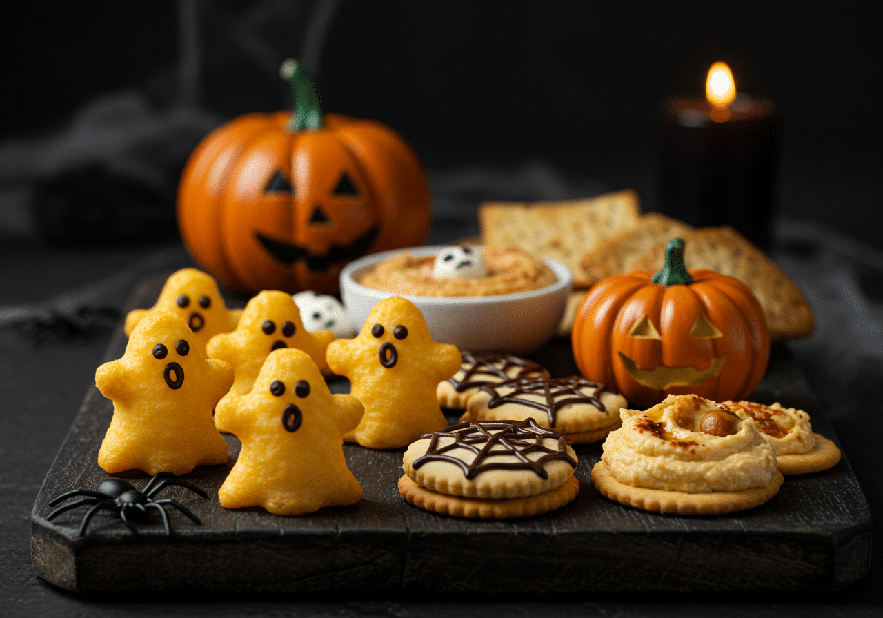 spooky halloween appetizers for kids and adults party platter