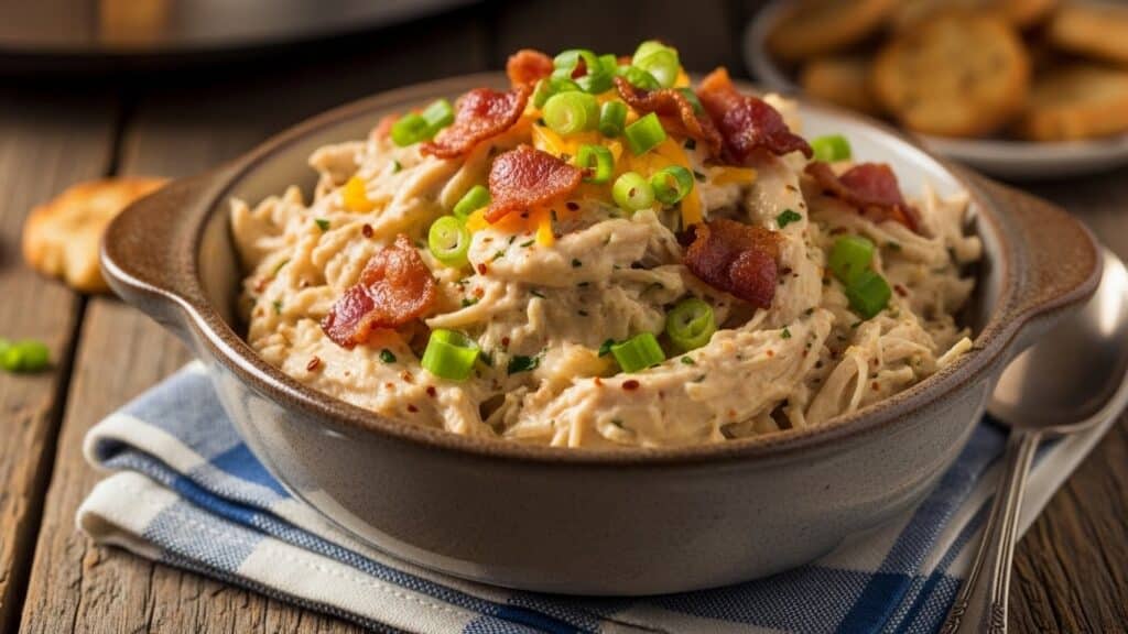 Crockpot Crack Chicken served on buns with ranch seasoning and cheese