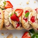 Southern Maple Sweet Potato Casserole baked with maple syrup, pecans, and fluffy mashed sweet potatoes in a golden, toasted topping