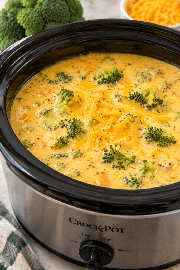 Broccoli Cheddar Soup Crock Pot
