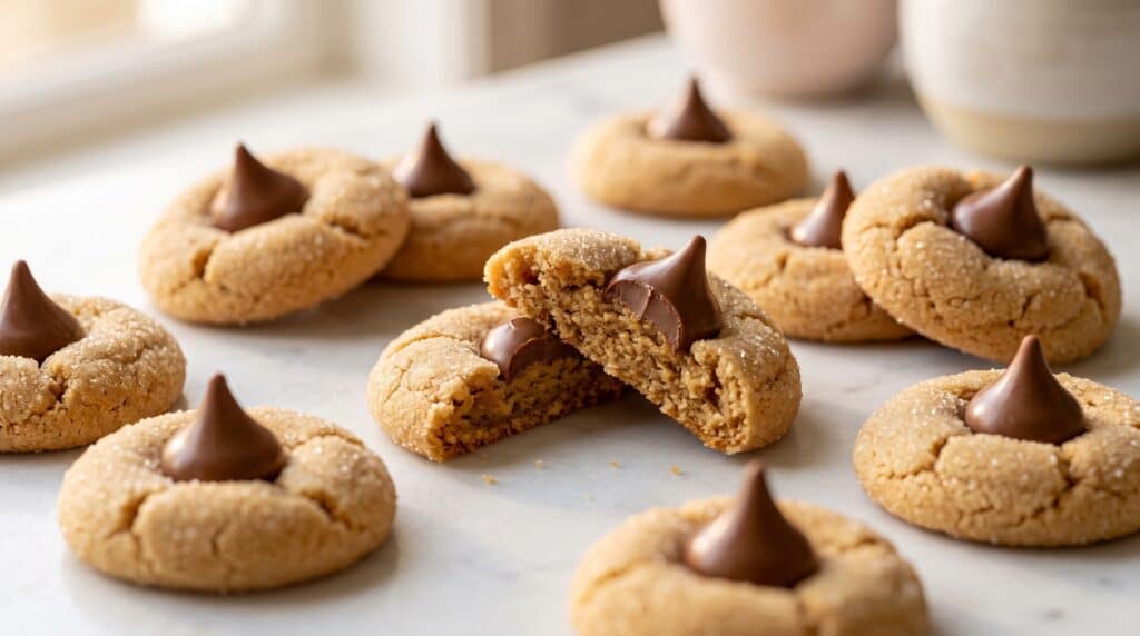 Peanut Butter Blossom Cookies