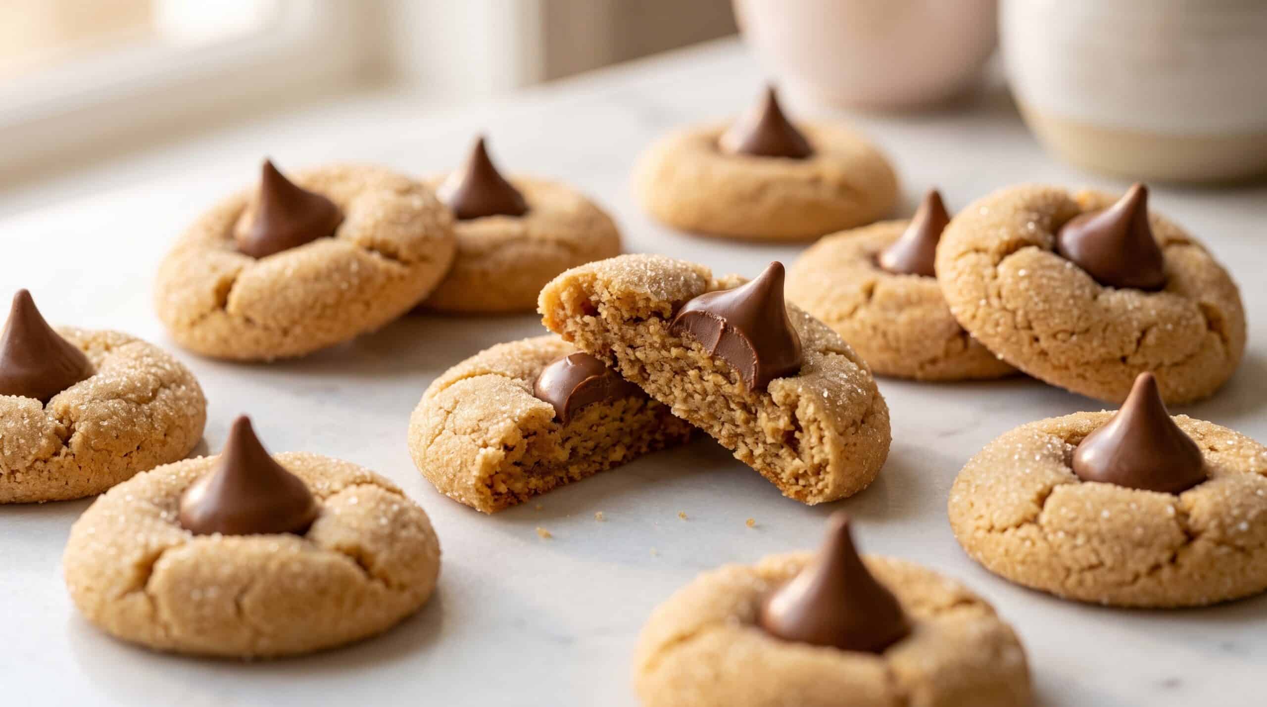 Peanut Butter Blossom Cookies
